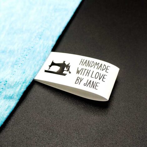 Personalized Faux Suede Tags for Handmade Items - MemorableLand